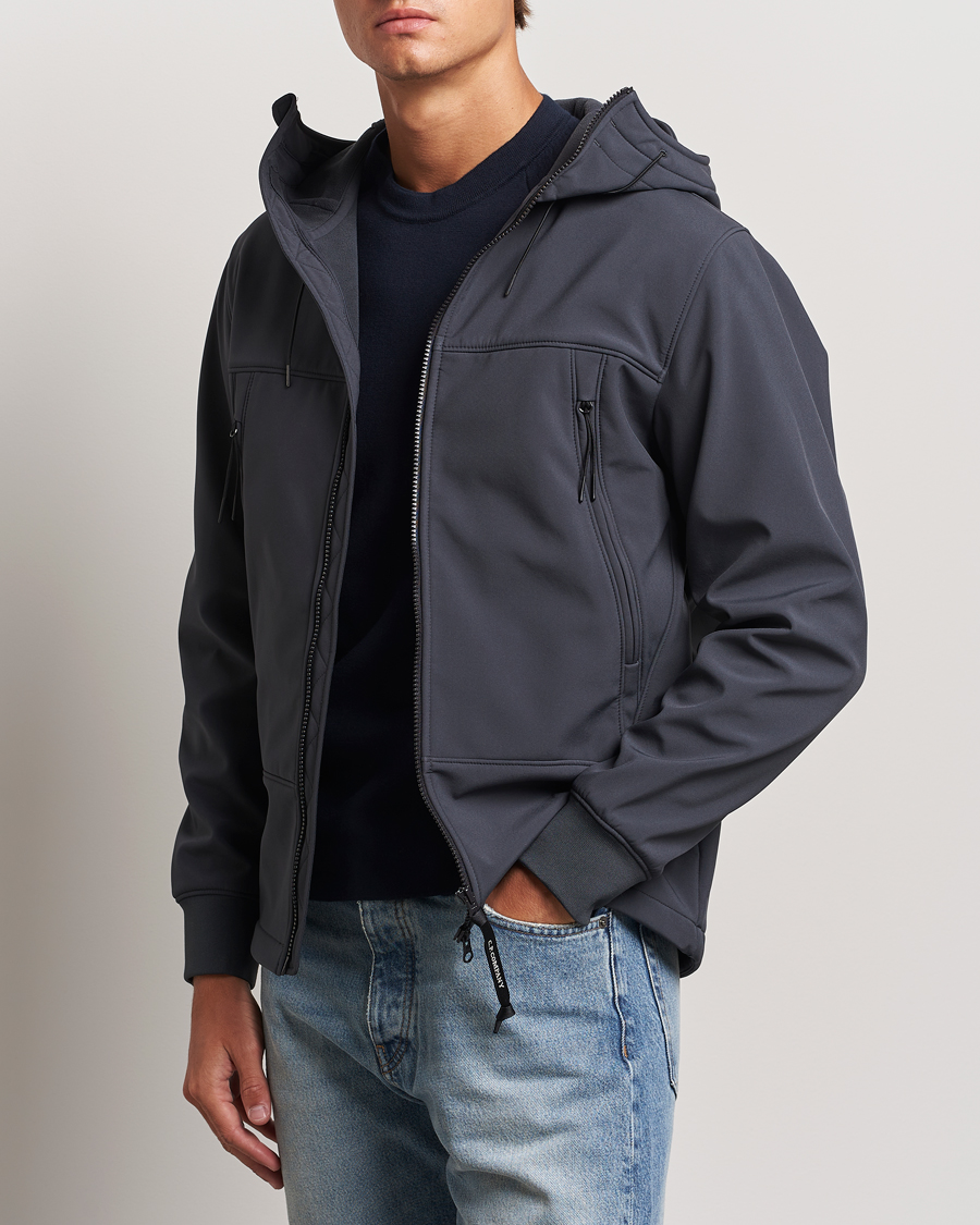 Men | Clothing | C.P. Company | CP Shell Hooded Jacket Grey Black