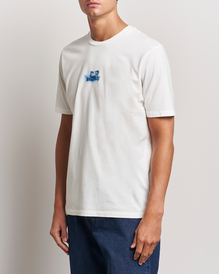 Men |  | C.P. Company | Hand Printed Jersey T-Shirt White