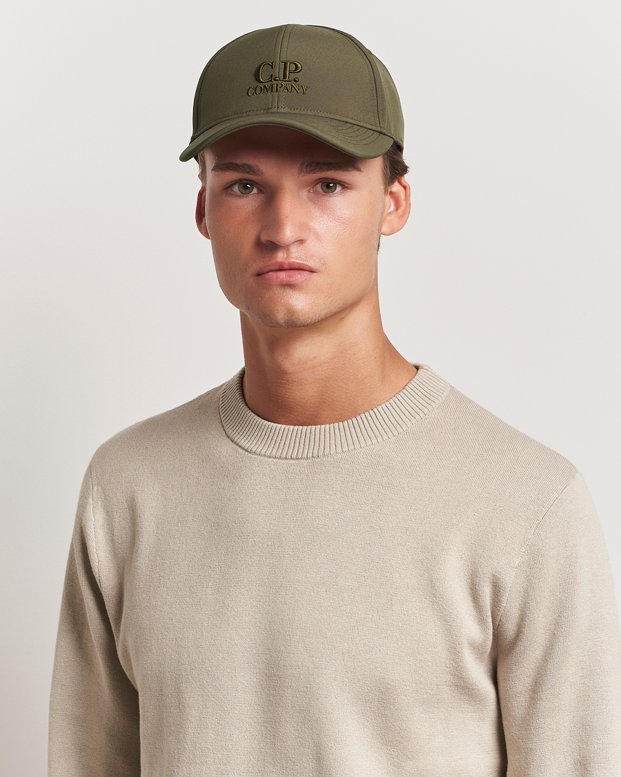 Men |  | C.P. Company | CP Shell Baseball Cap Olive