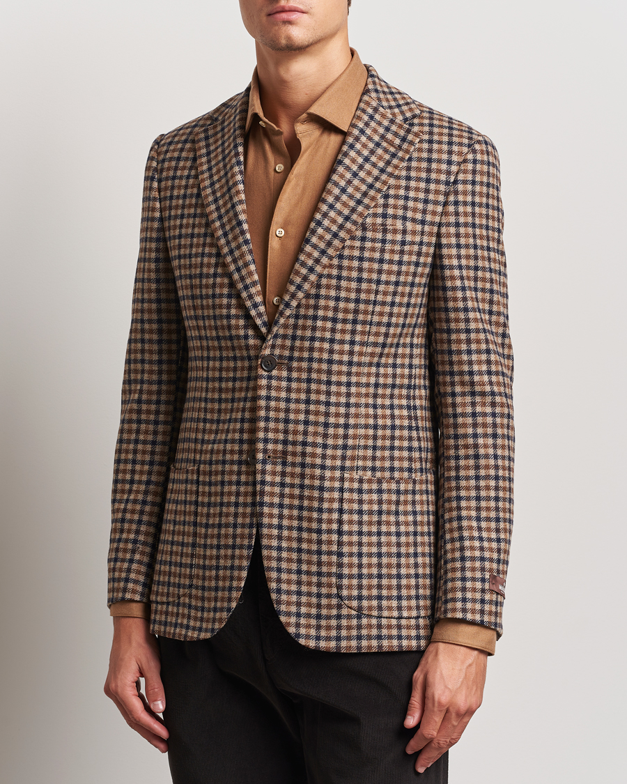 Men |  | Morris Heritage | Wool Tweed Blazer Navy