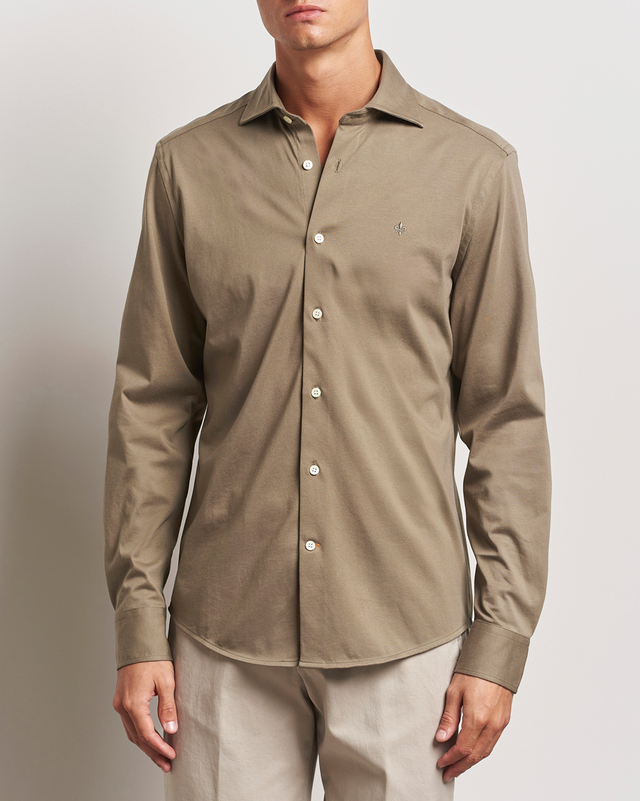 Men |  | Morris | Dressed Jersey Shirt Olive