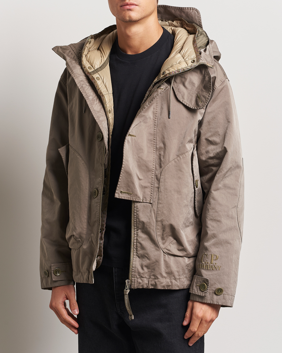 Men |  | C.P. Company | Micro Kei Padded Jacket Dark Taupe