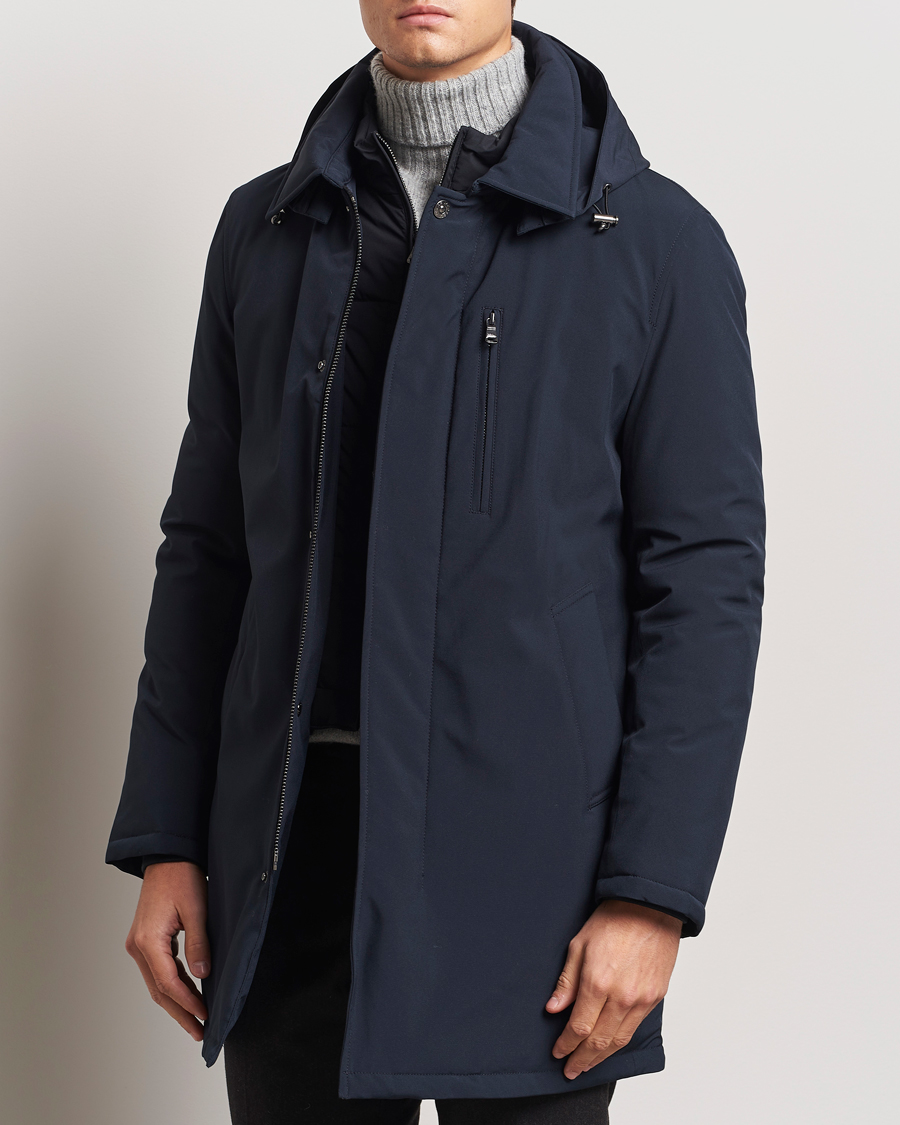 Men |  | Oscar Jacobson | Wynter Padded Jacket Navy