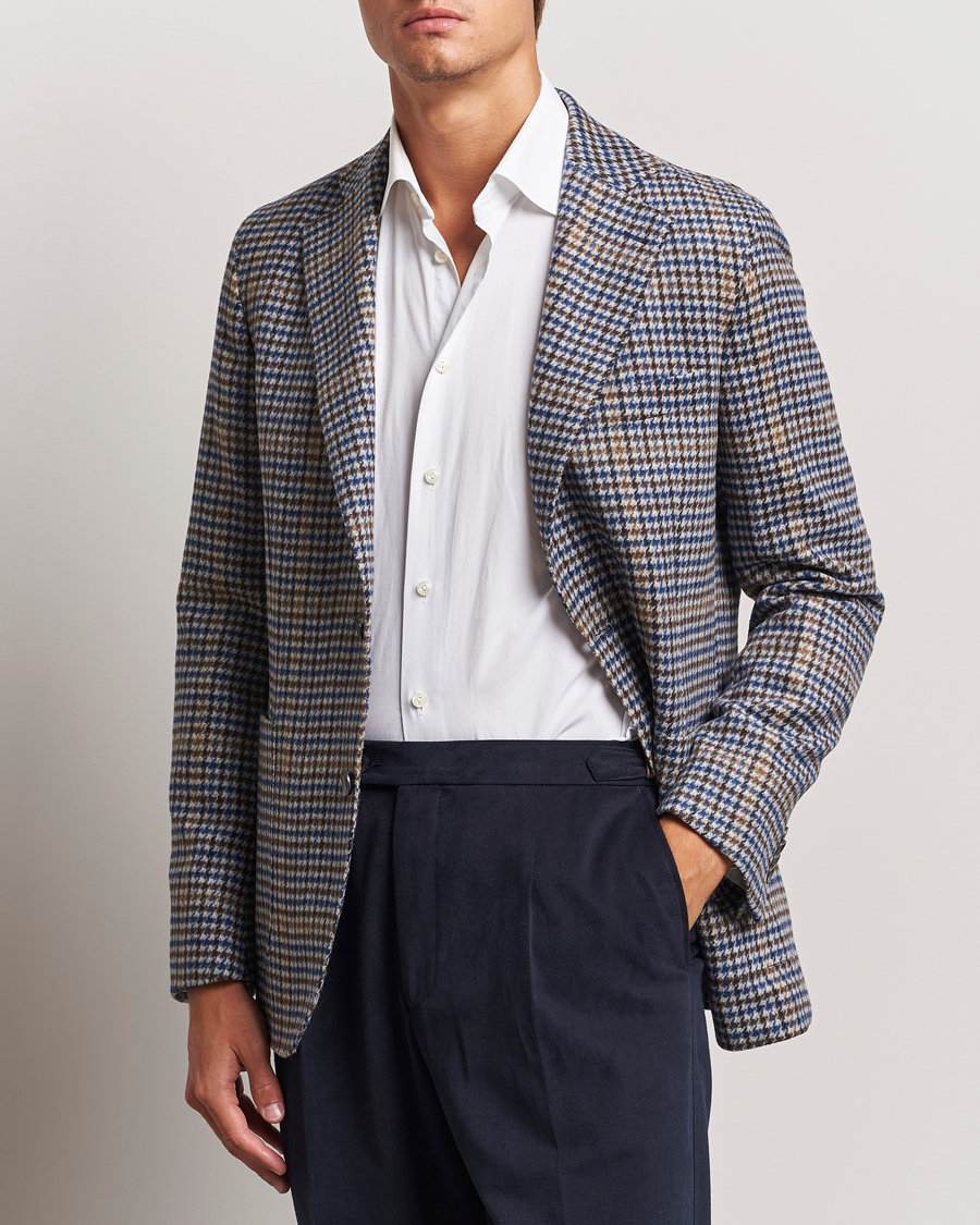 Men |  | Oscar Jacobson | Ferry Check Wool Blazer Multi