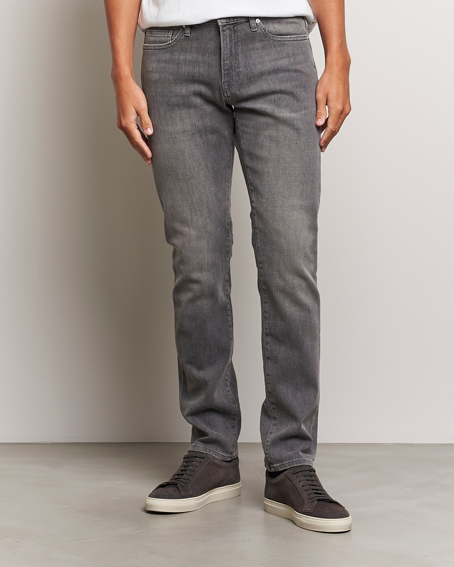 Men | Grey jeans | FRAME | L´Homme Slim Stretch Jeans Vintage Dark