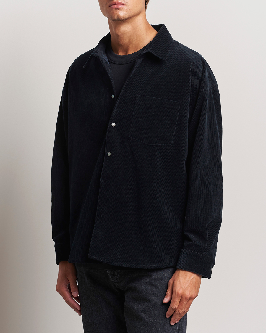 Men |  | FRAME | Relaxed Corduroy Overshirt Dark Navy