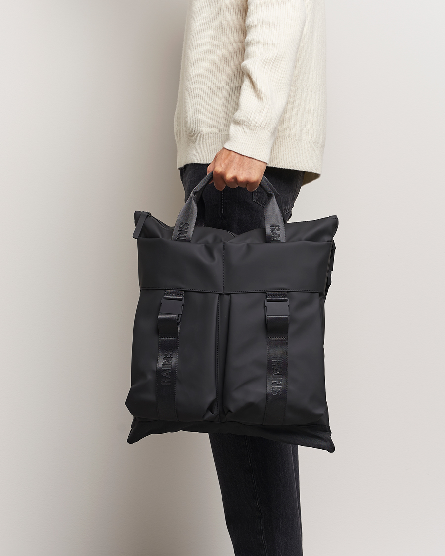 Men |  | RAINS | Trail Tote Bag Black