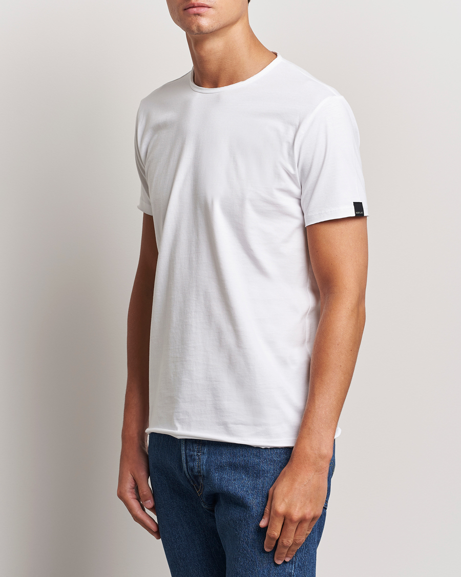 Men |  | Replay | Crew Neck T-Shirt White