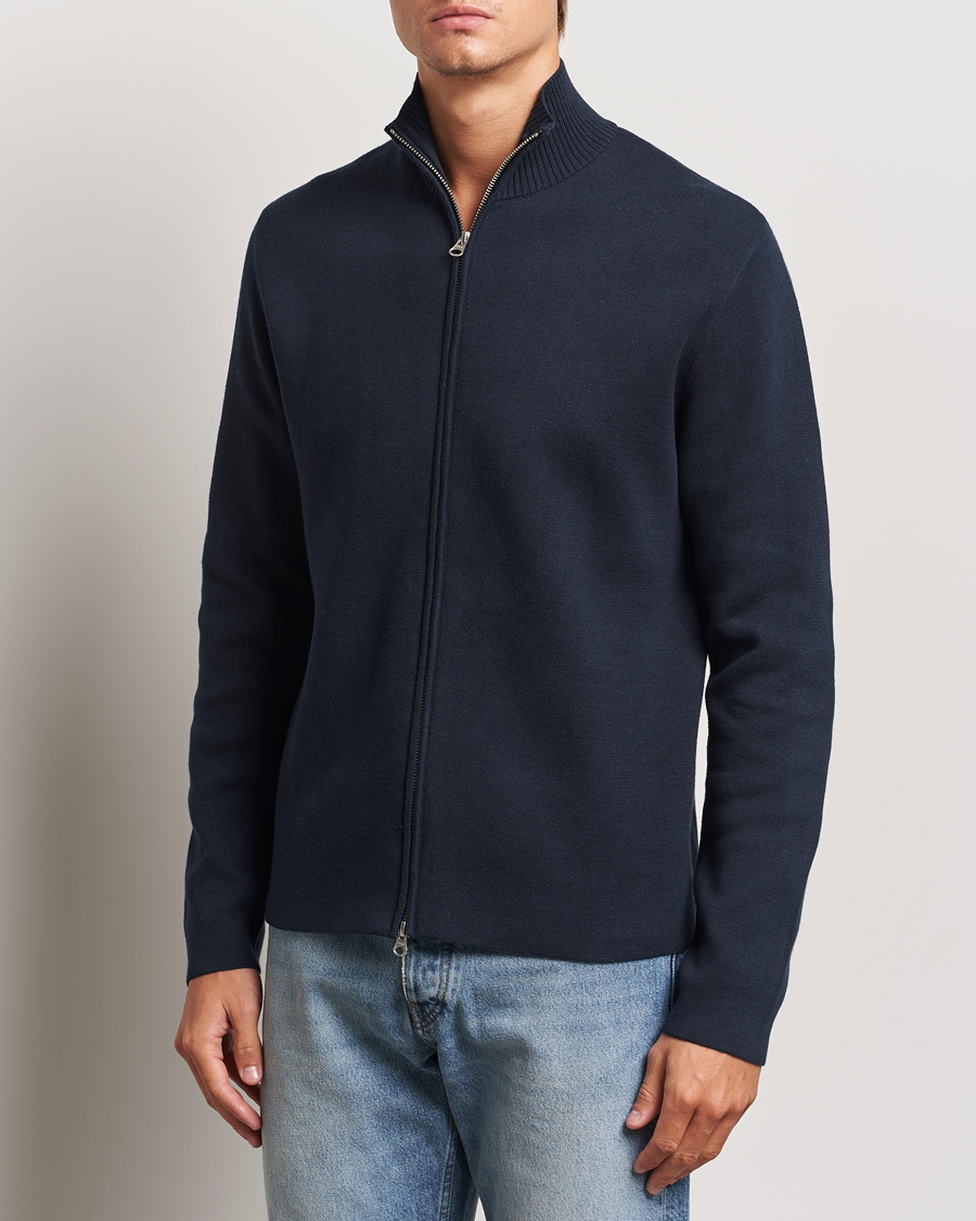 Men |  | Samsøe Samsøe | Niklas Full Zip Salute Navy