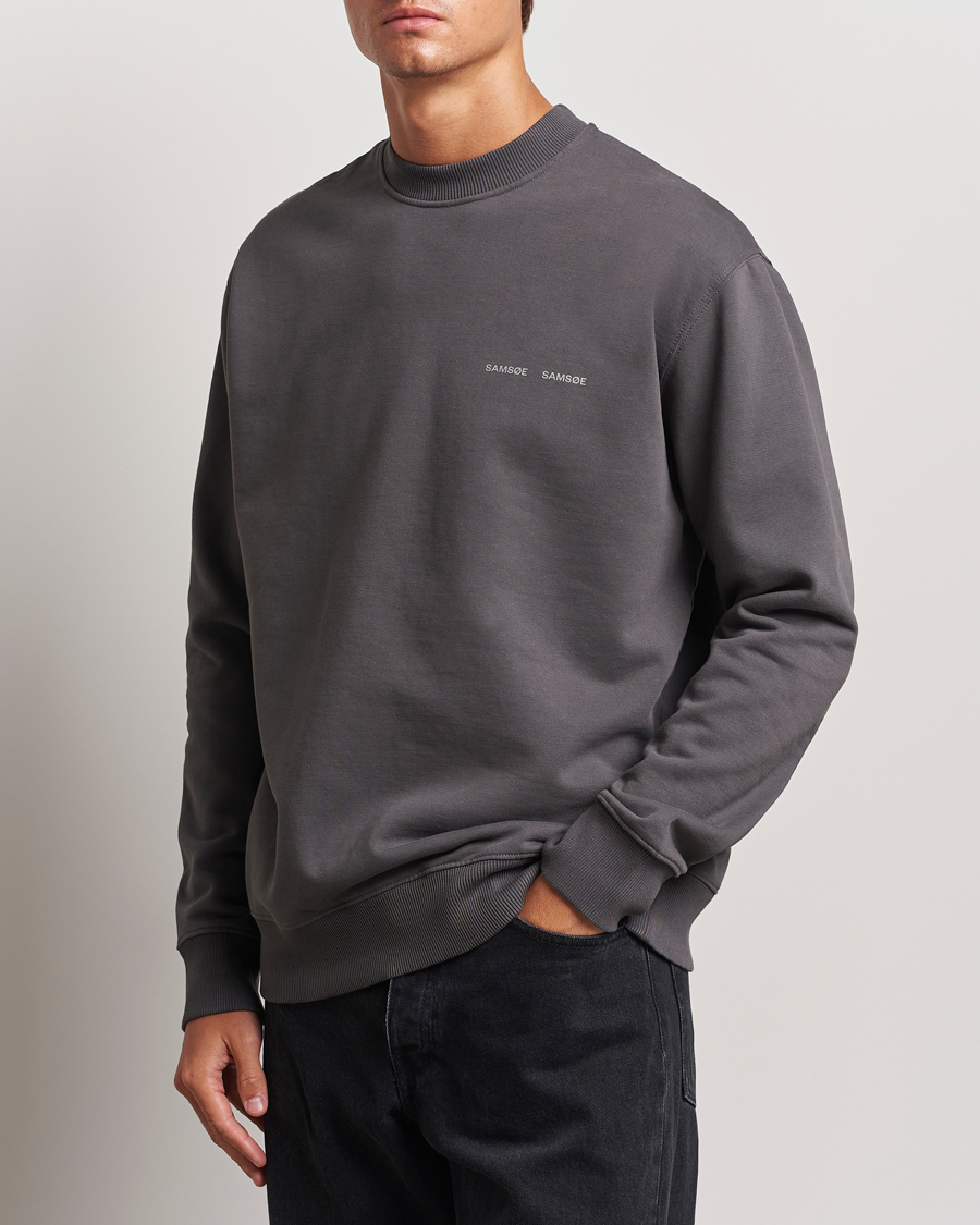 Men |  | Samsøe Samsøe | Norsbro Crew Neck Sweatshirt Volcanic Ash