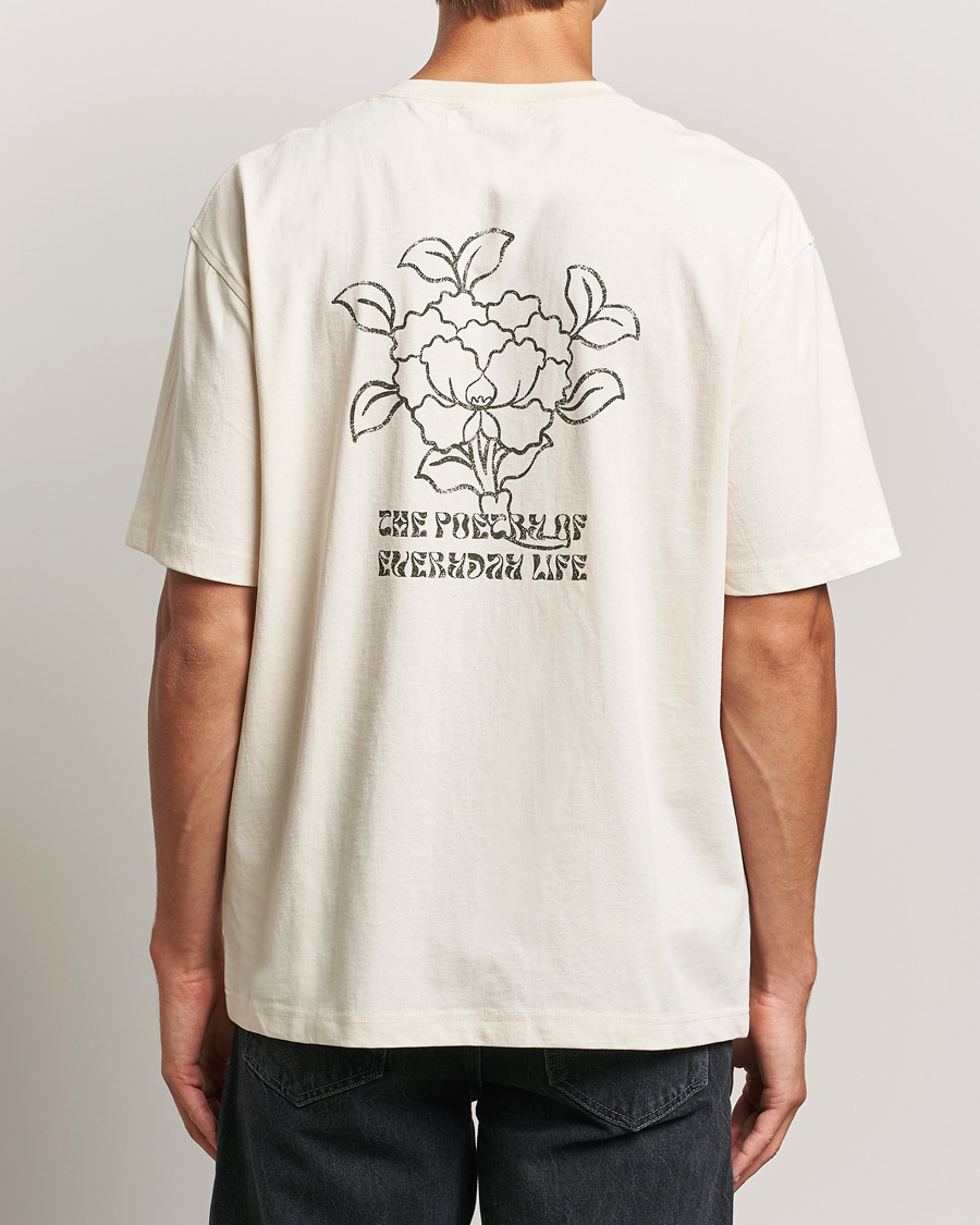 Men |  | Samsøe Samsøe | Poetry Printed T-Shirt Neutral Lotus