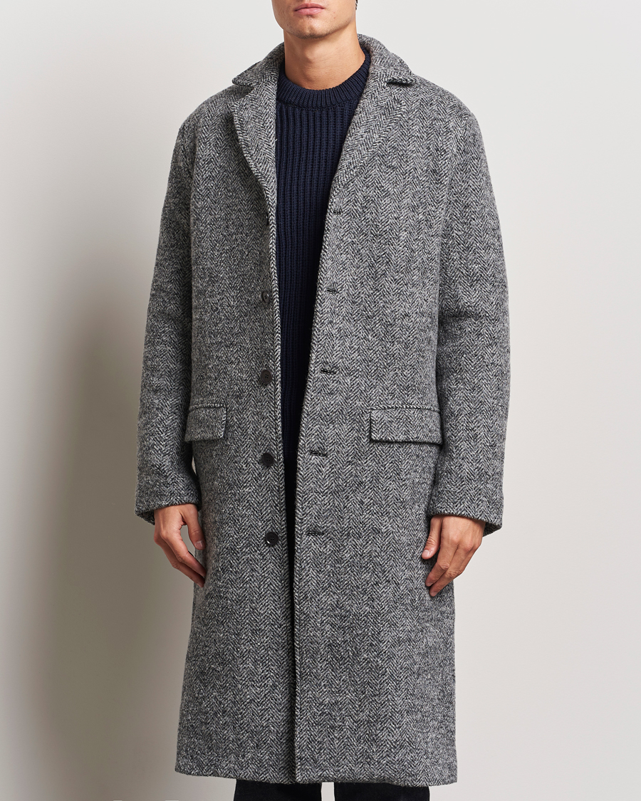 Men |  | Samsøe Samsøe | Tefsa Wool Coat Black Melange