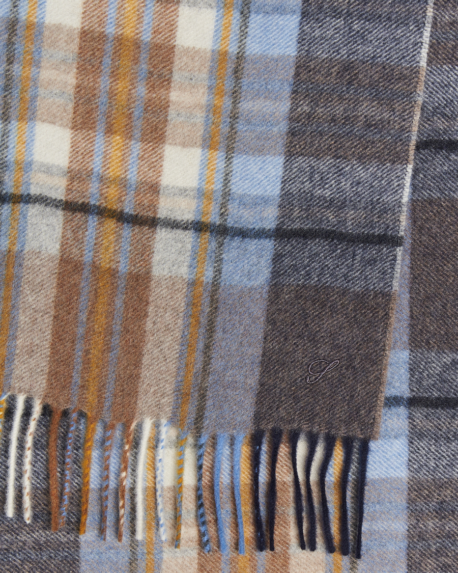 Men |  | Stenströms | Wool/Cashmere Checked Scarf Multi