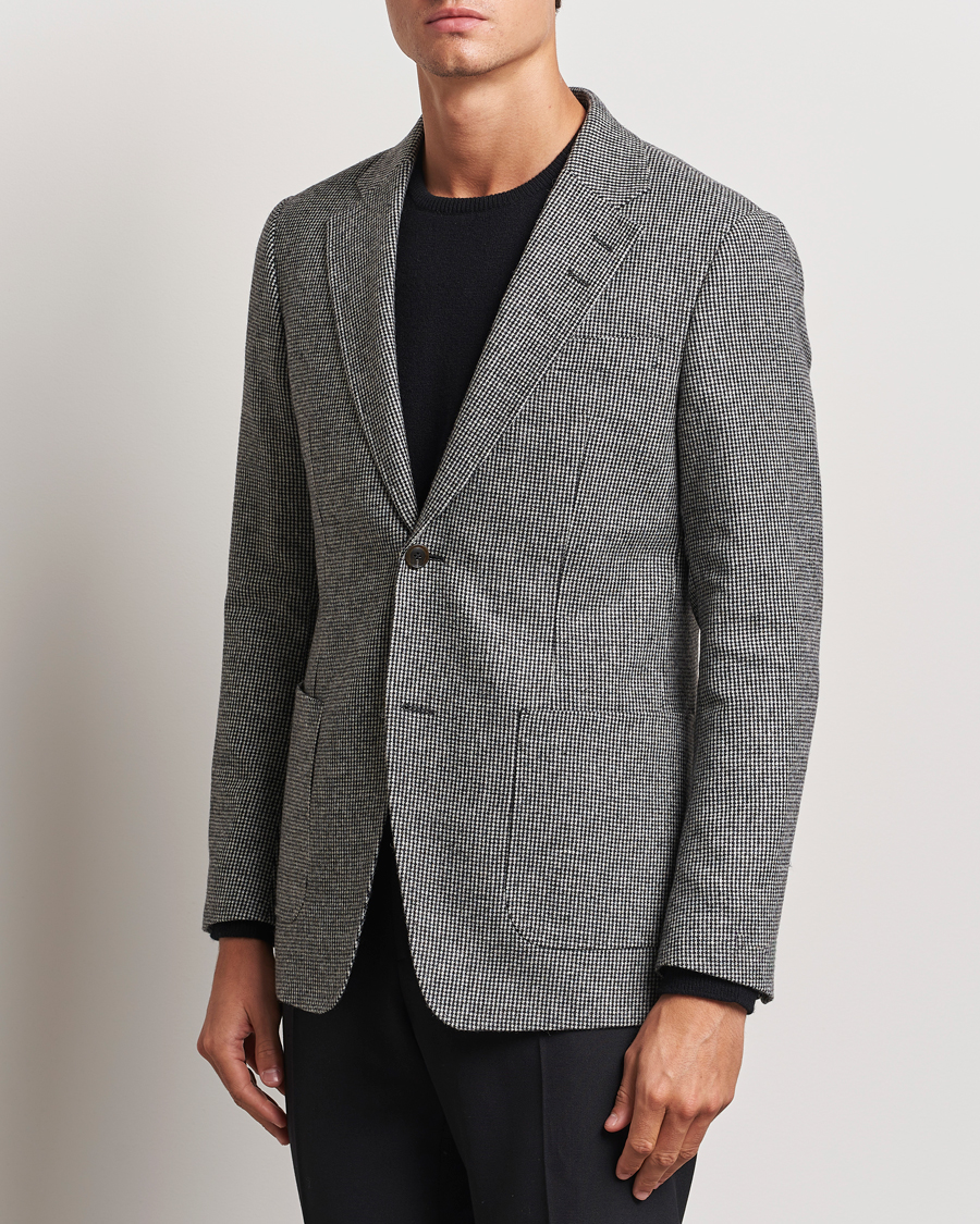 Men |  | Tiger of Sweden | Justin Wool Pepita Blazer Black/White