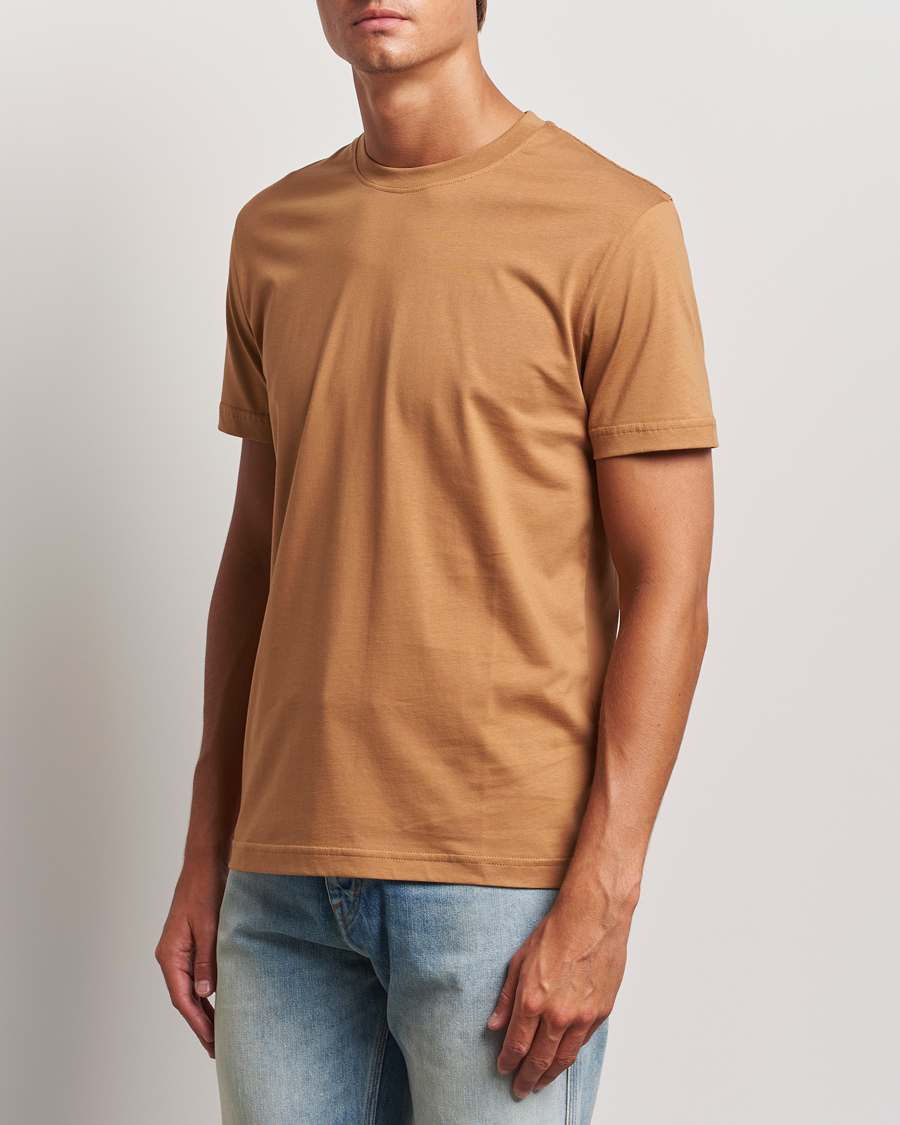 Men | New product images | Tiger of Sweden | Dillan Crew Neck T-Shirt Warm Forest
