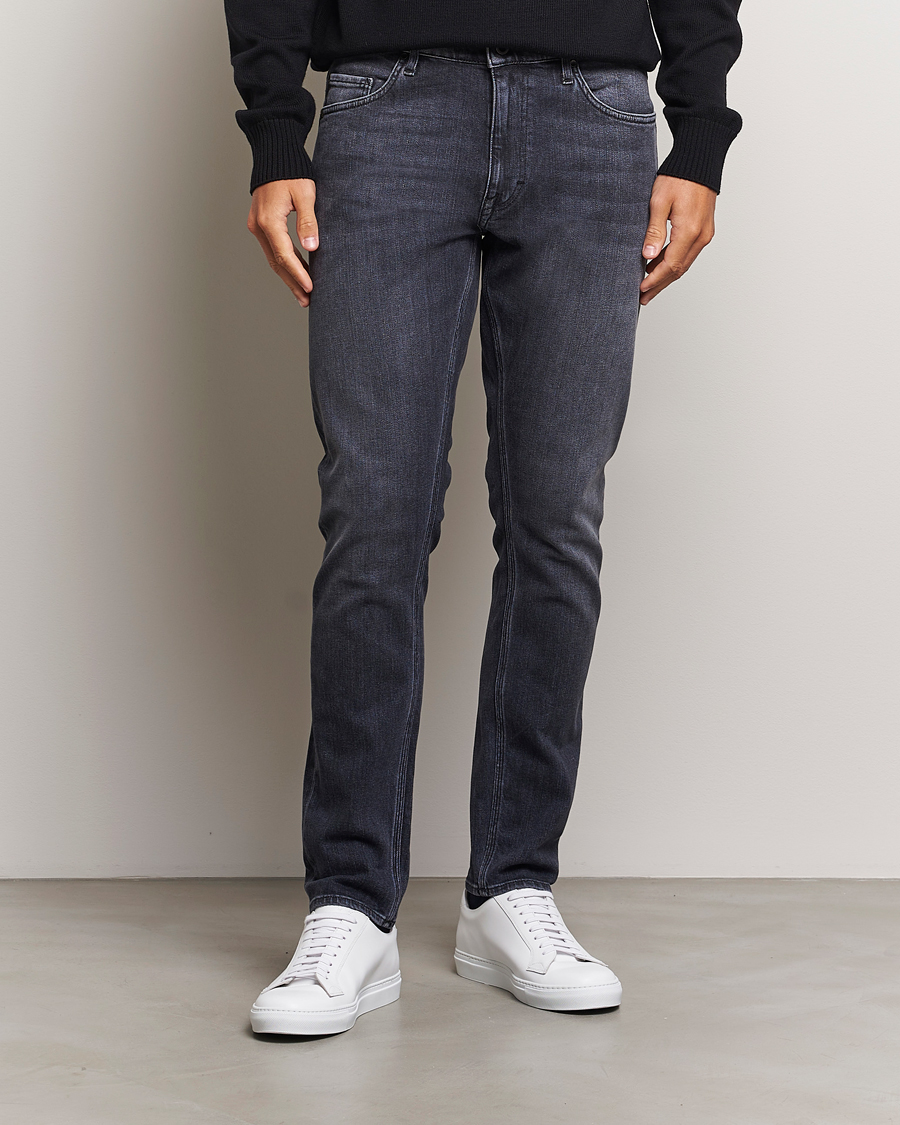 Men |  | Tiger of Sweden | Pistolero Stretch Cotton Jeans Washed Black