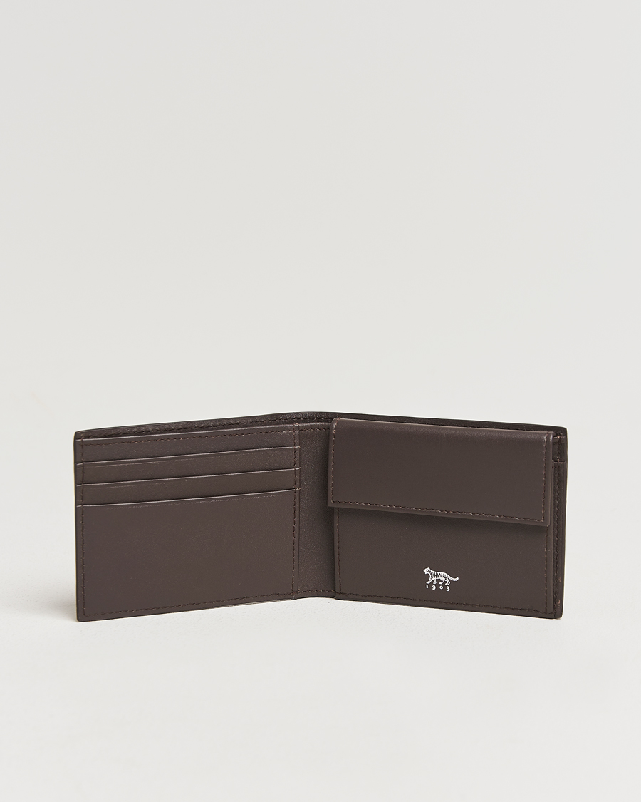 Men |  | Tiger of Sweden | Wivalius Leather Wallet Dark Brown