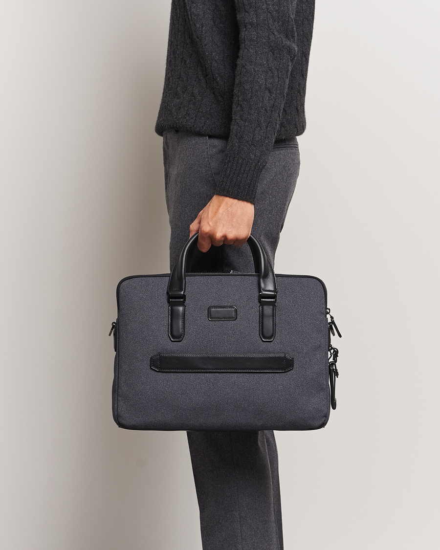 Men |  | TUMI | Harrison Sycamore Slim Briefcase Dark Charcoal