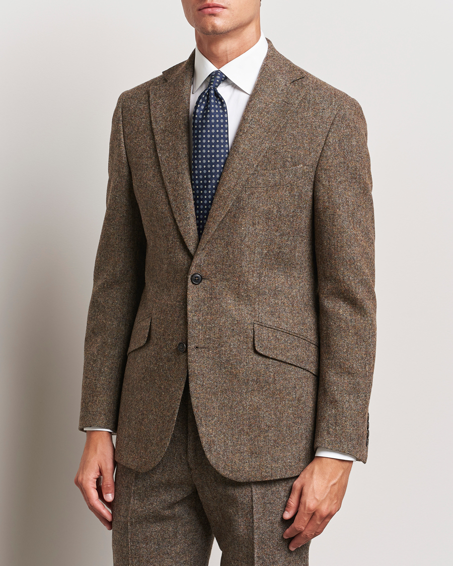 Men | Smart Casual | Walker Slater | Edward Wool Donegal Blazer Brown