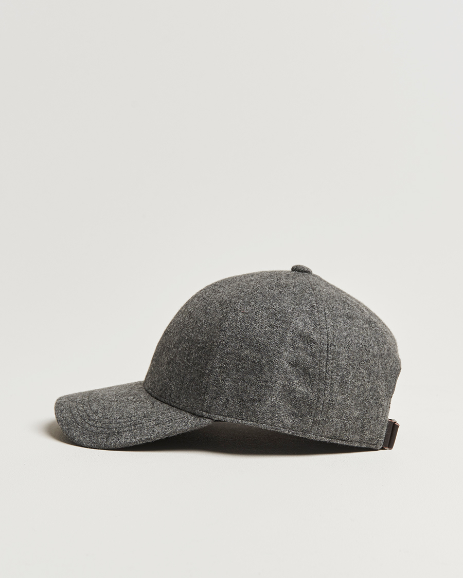 Men |  | Varsity Headwear | Cashmere Baseball Cap Flint Grey