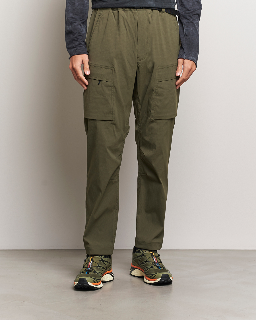 Men | Active | Goldwin | Cordura Stretch Cargo Pants Military Green