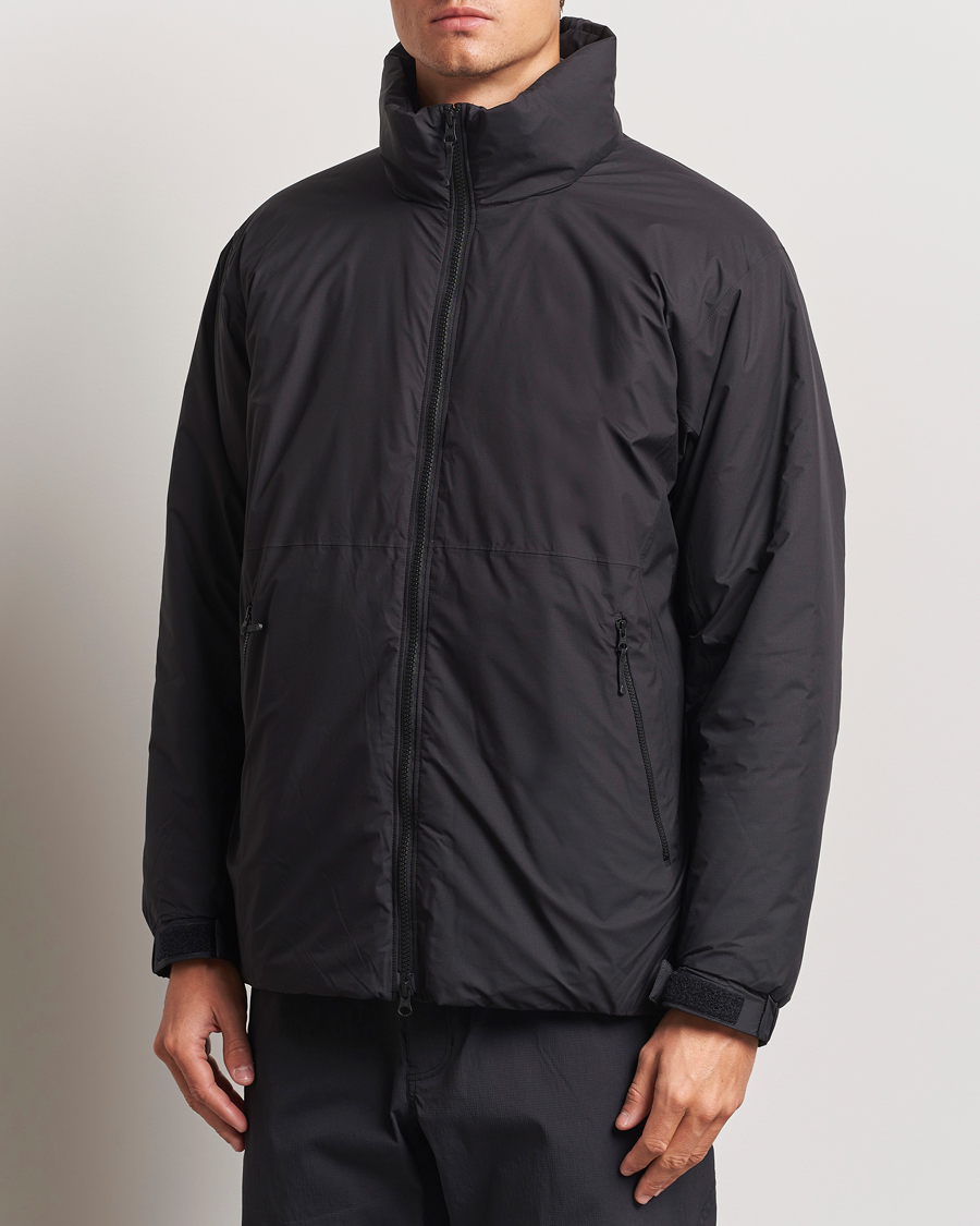 Men | Spring Jackets | Goldwin | GORE-TEX Windstopper Puffy Jacket Black