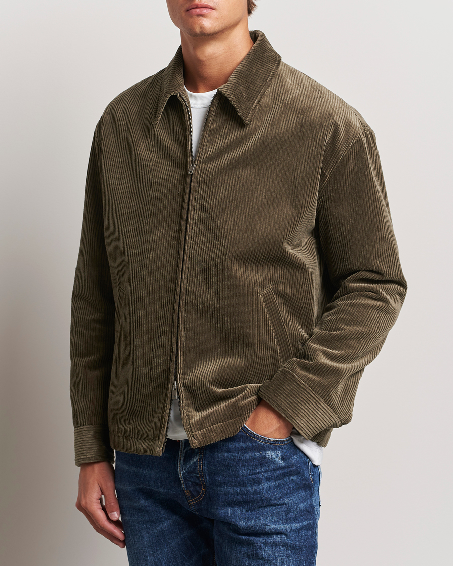 Men | Casual Jackets | Golden Goose | Corduroy Jacket Dark Green