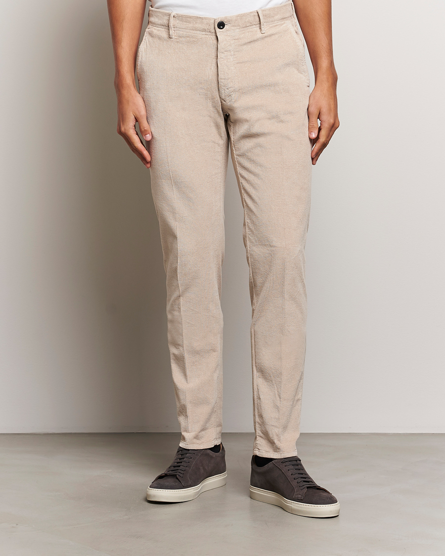 Men |  | Incotex | Slim Fit Leisure Cord Slacks Light Beige