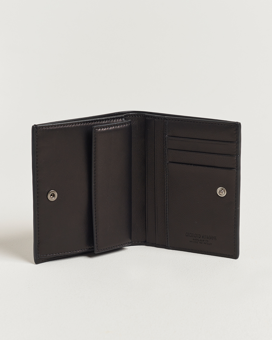 Men |  | Giorgio Armani | Nappa Leather Wallet Black