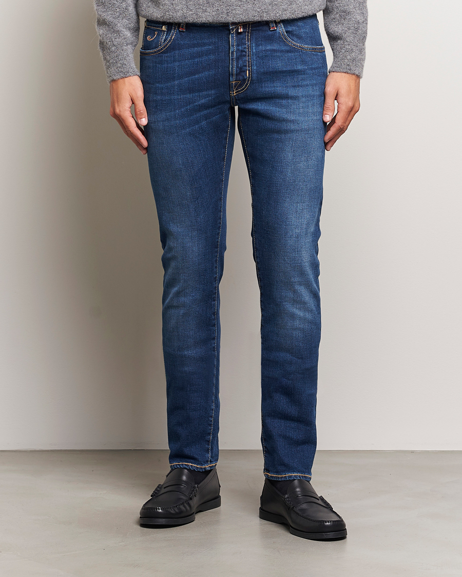 Men |  | Jacob Cohën | Nick Limited Edition Slim Fit Jeans Mid Blue