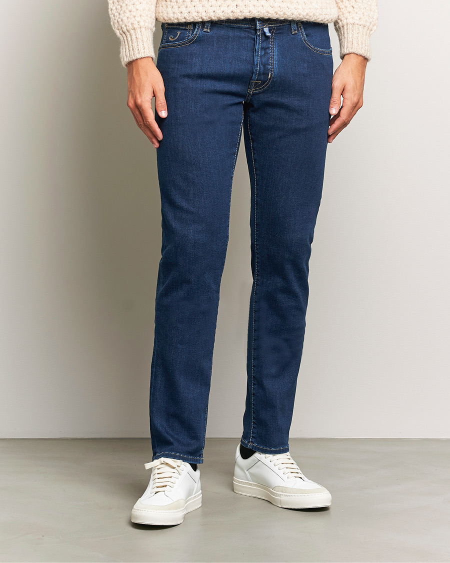 Men |  | Jacob Cohën | Nick Slim Fit Streatch Jeans Dark Blue