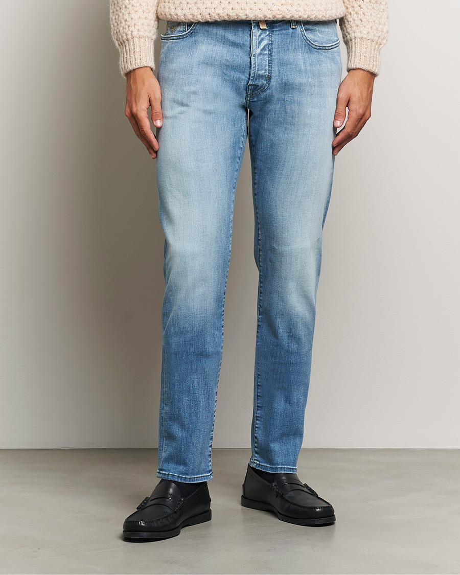 Men |  | Jacob Cohën | Bard Slim Fit Streatch Jeans Light Blue