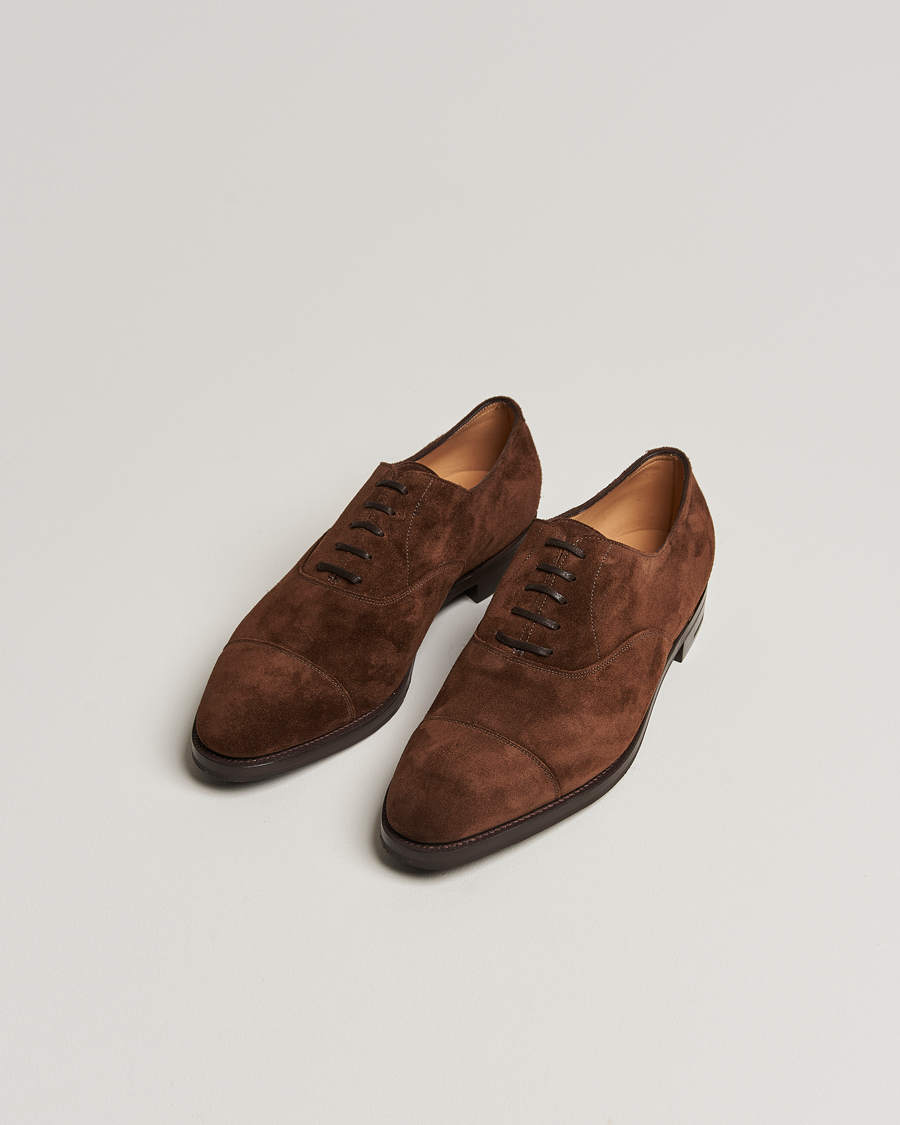 Men |  | John Lobb | City II Oxford Dark Brown Suede