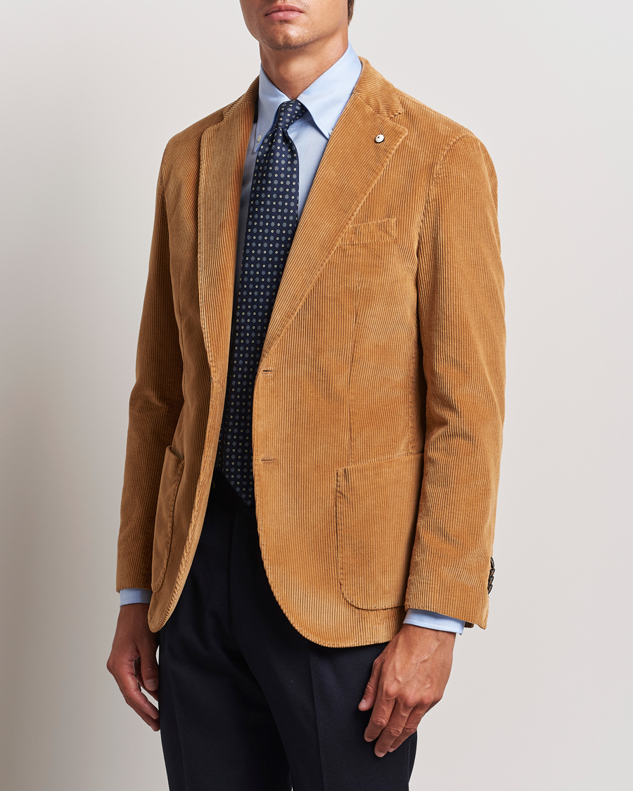 Men | Italian Department | L.B.M. 1911 | Jack Corduroy Blazer Light Brown