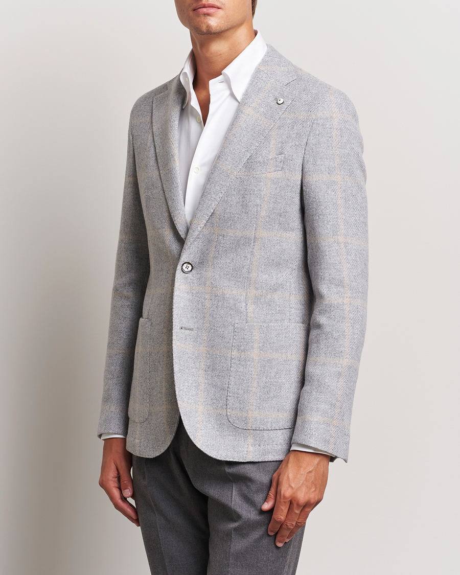 Men | Italian Department | L.B.M. 1911 | Jack Regular Jersey Wool Blazer Light Grey