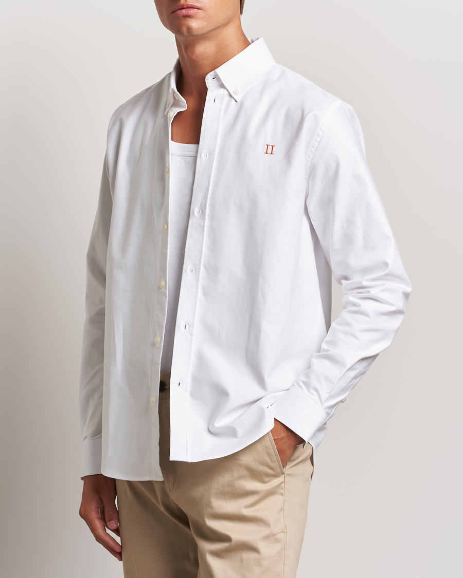 Men | New Brands | LES DEUX | Konrad Contrast Oxford Shirt White