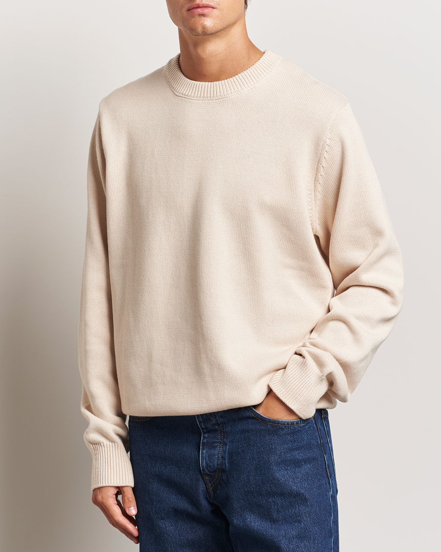 Men |  | LES DEUX | Gary Cotton Knit 2.0 Ivory