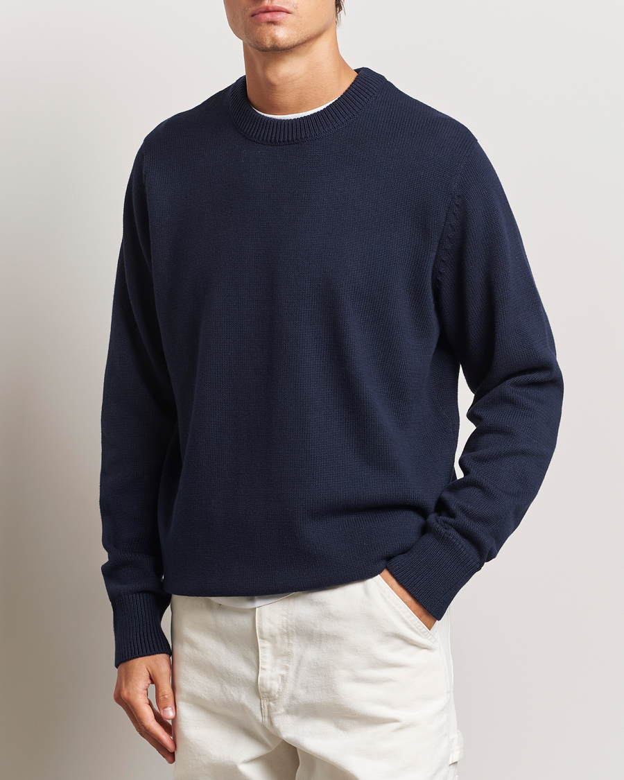 Men |  | LES DEUX | Gary Cotton Knit 2.0 Dark Navy