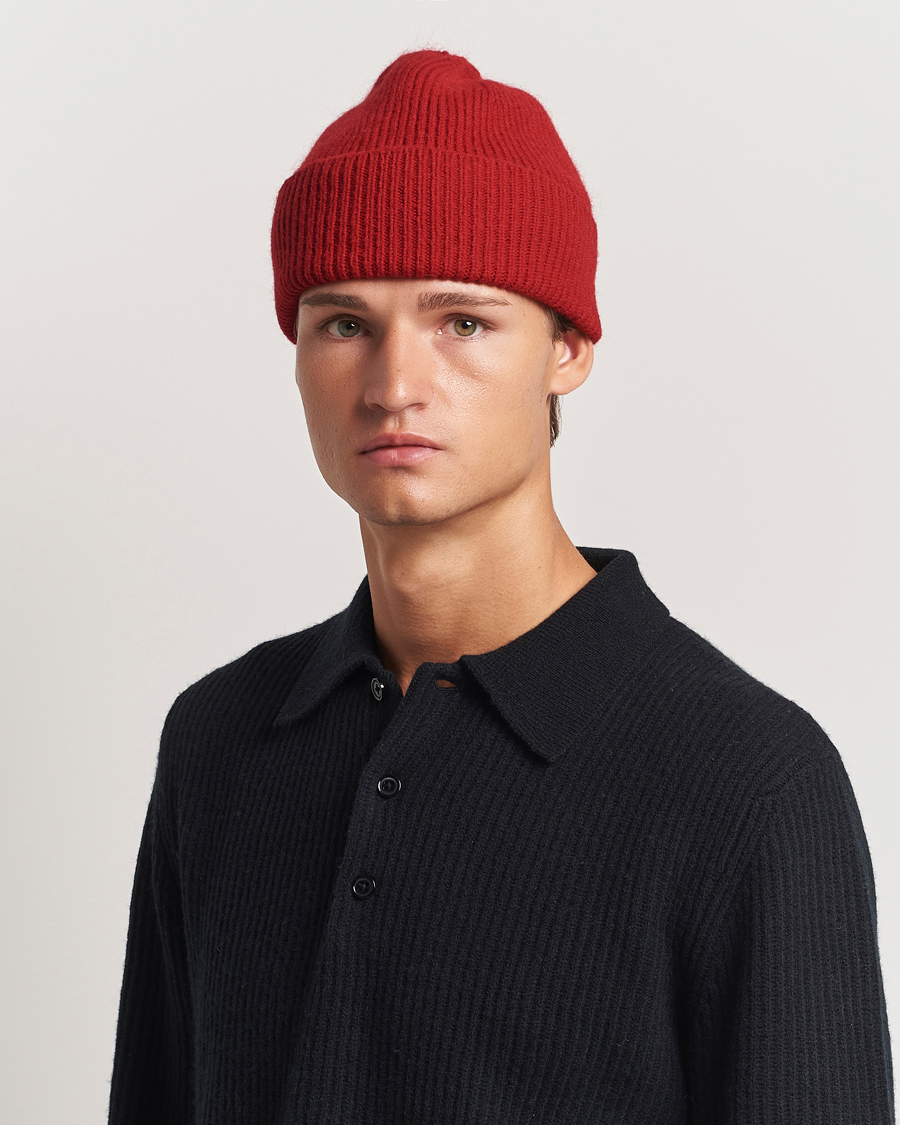 Men |  | Le Bonnet | Lambswool/Caregora Beanie Framboise