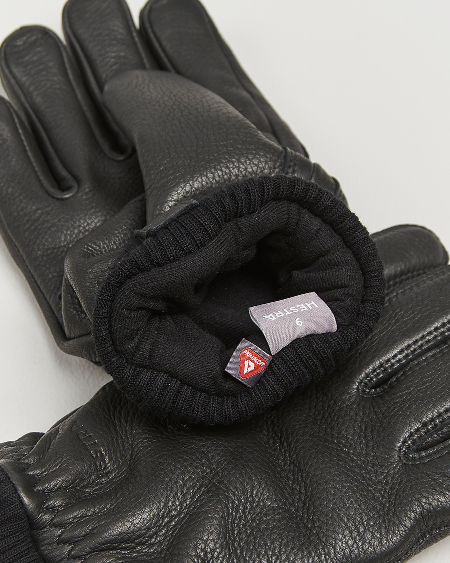 Men |  | Hestra | Tore Deerskin Primaloft Lined Glove Black