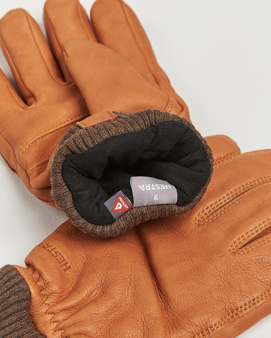 Men |  | Hestra | Tore Deerskin Primaloft Lined Glove Cork