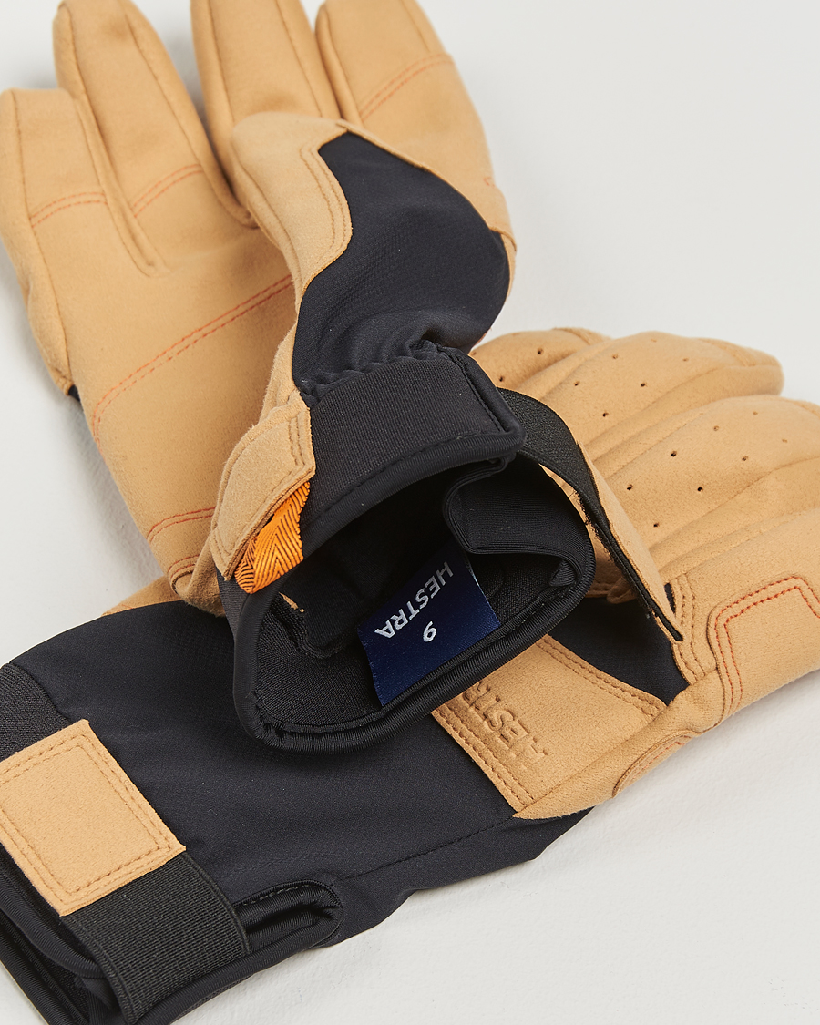 Men |  | Hestra | Climbers Duratan Long Glove Black/Tan