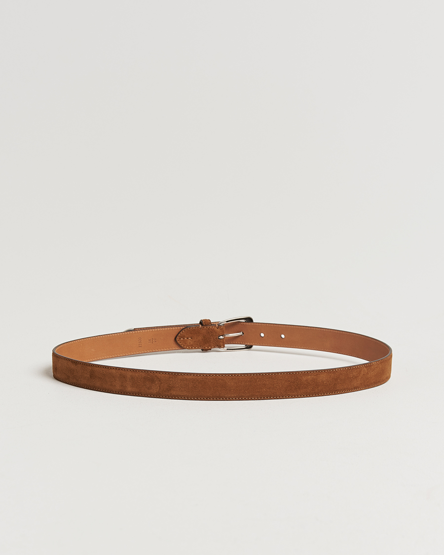 Men |  | Ralph Lauren Purple Label | Western Belt Brown Suede