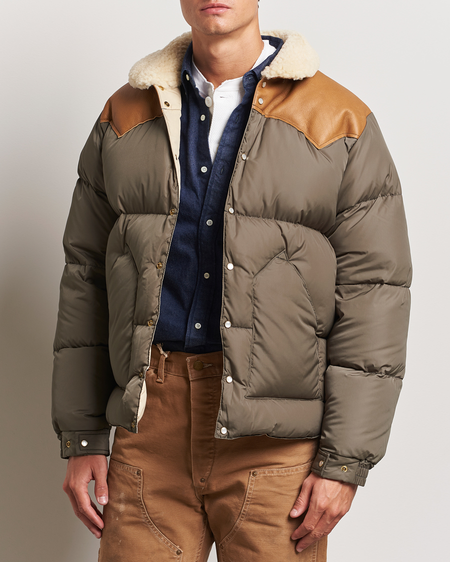 Men | Down Jackets | Rocky Mountain Featherbed | Christy Jacket Olive