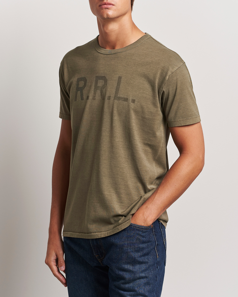 Men |  | RRL | Graphic Short Sleeve T-Shirt Olive