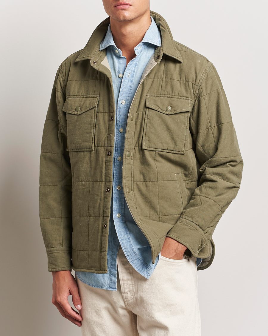 Men |  | RRL | Mountain Shirt Jacket Olive Drab