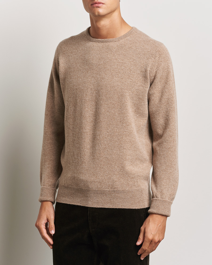 Men | Crew Neck Jumpers | William Lockie | Rob Lambswool Crewneck Colt