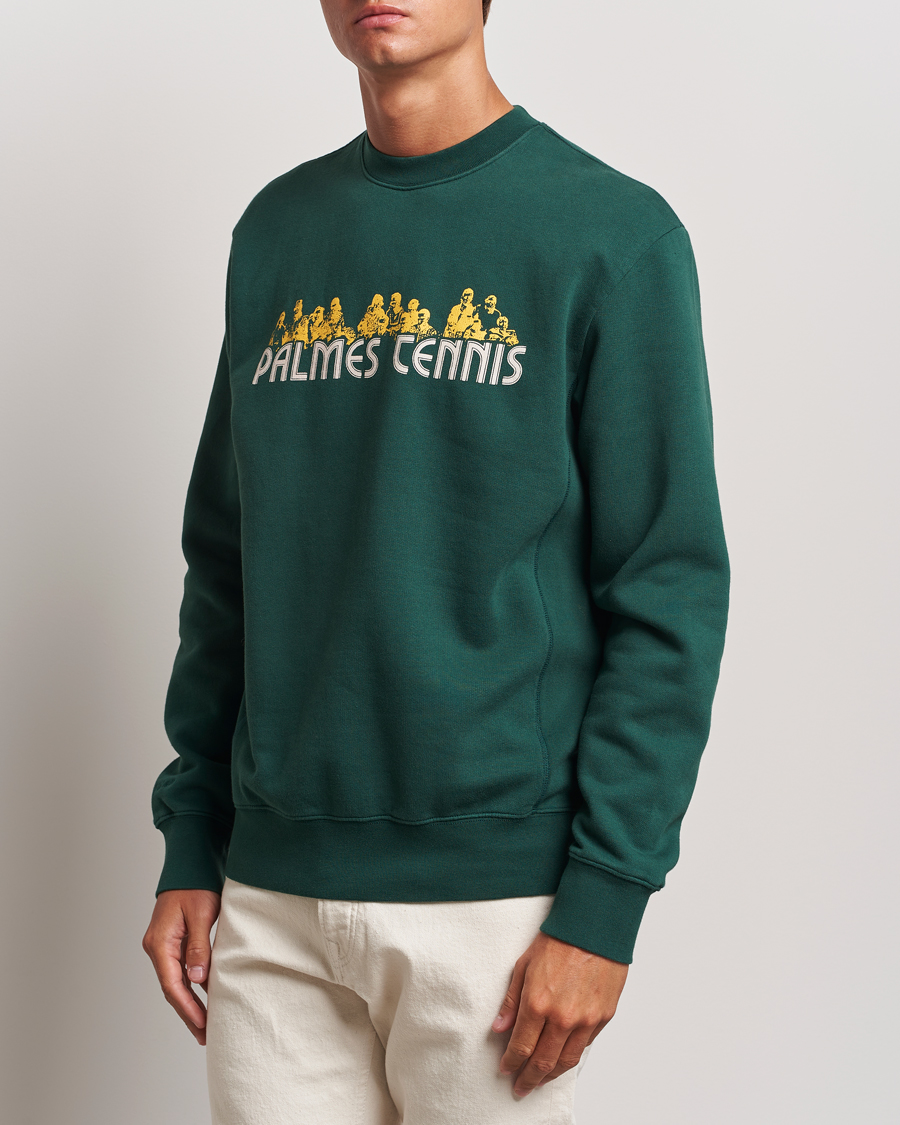Men | Palmes | Palmes | Entou Crewneck Sweatshirt Dark Green