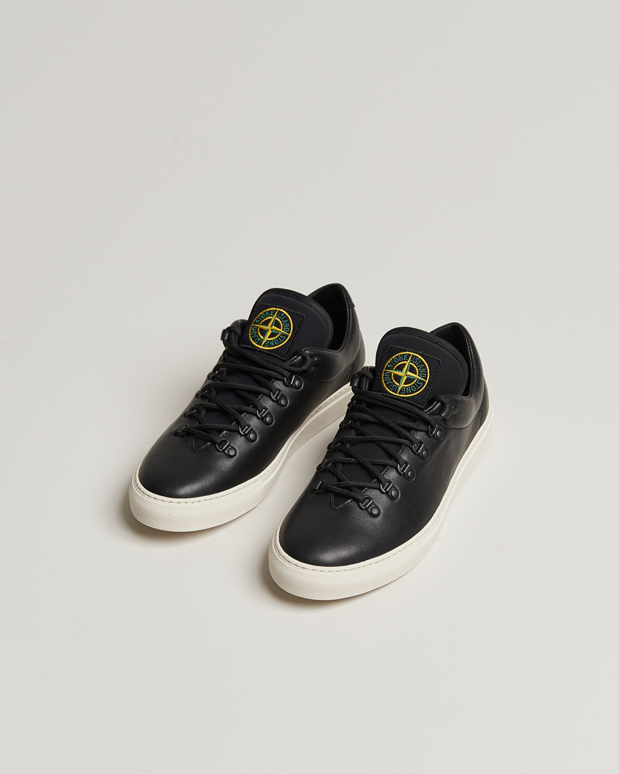 Men |  | Stone Island | Leather Snekers Black