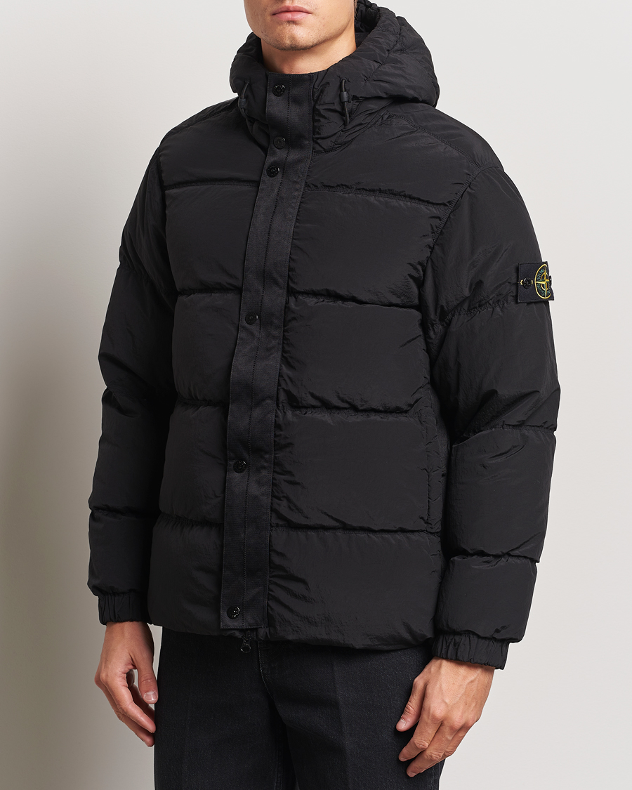 Men |  | Stone Island | Nylon Metal Down Jacket Black